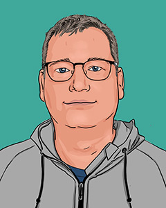 Illustration zeigt Mitarbeiter Peter Heinßen